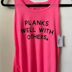 Pure Barre Pink Workout Tank